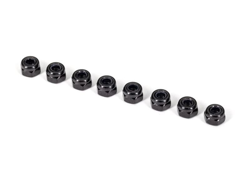 Traxxas Muttern 3mm Nylon-Lock schwarz _8_ - RC-Zubehoer