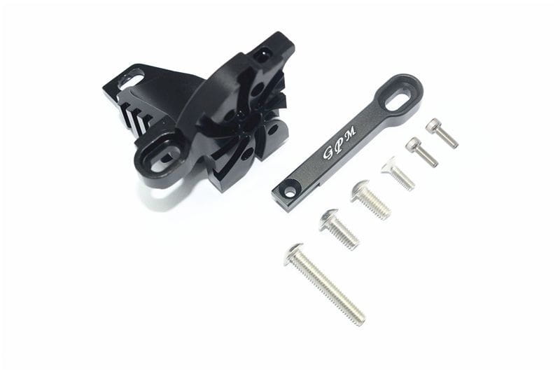 GPM Alu Motorhalter schwarz fuer Traxxas UDR - RC-Zubehoer