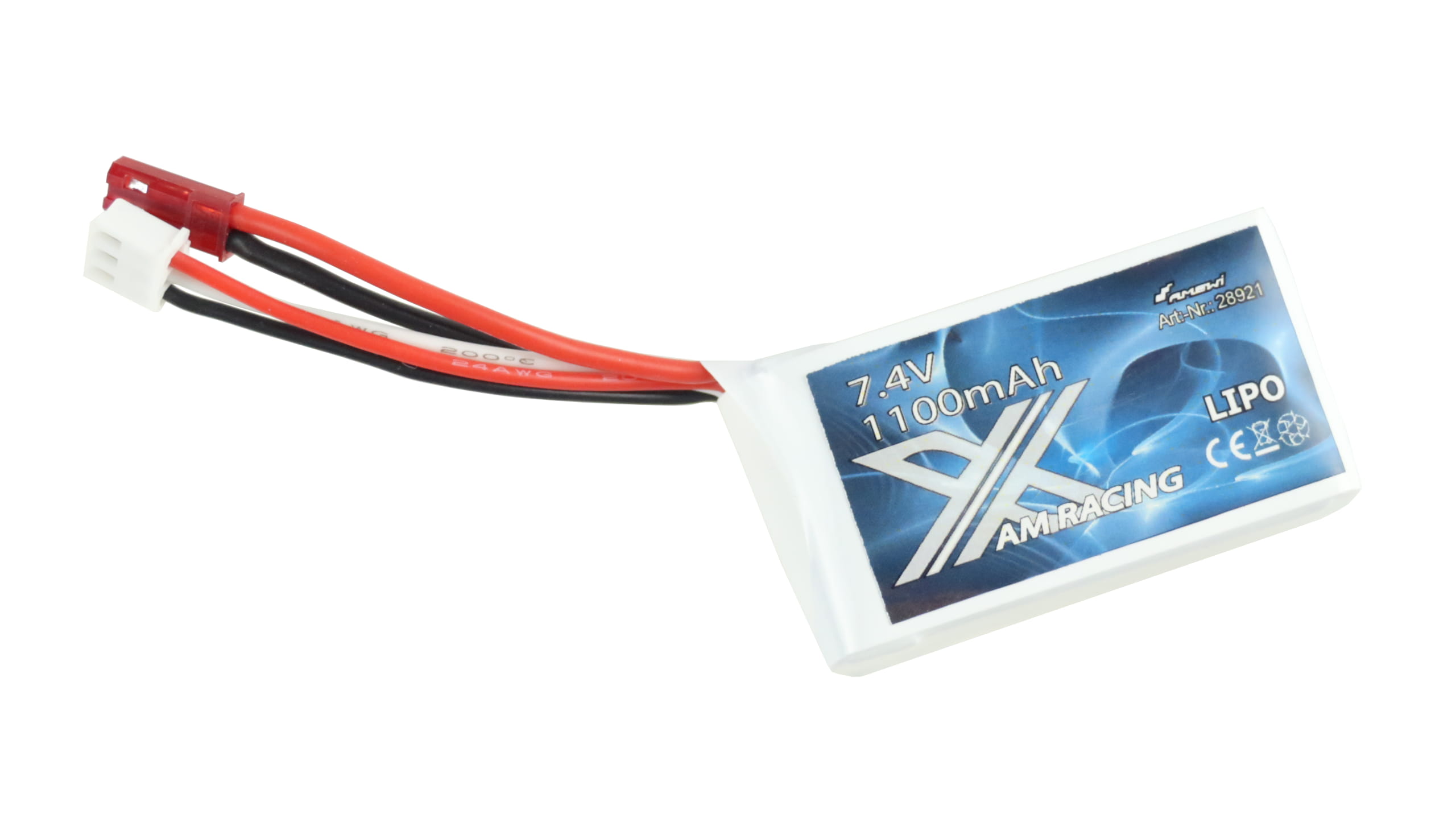 Amewi LiPo Akku 2S 7,4V 1100mAh AMX RACING