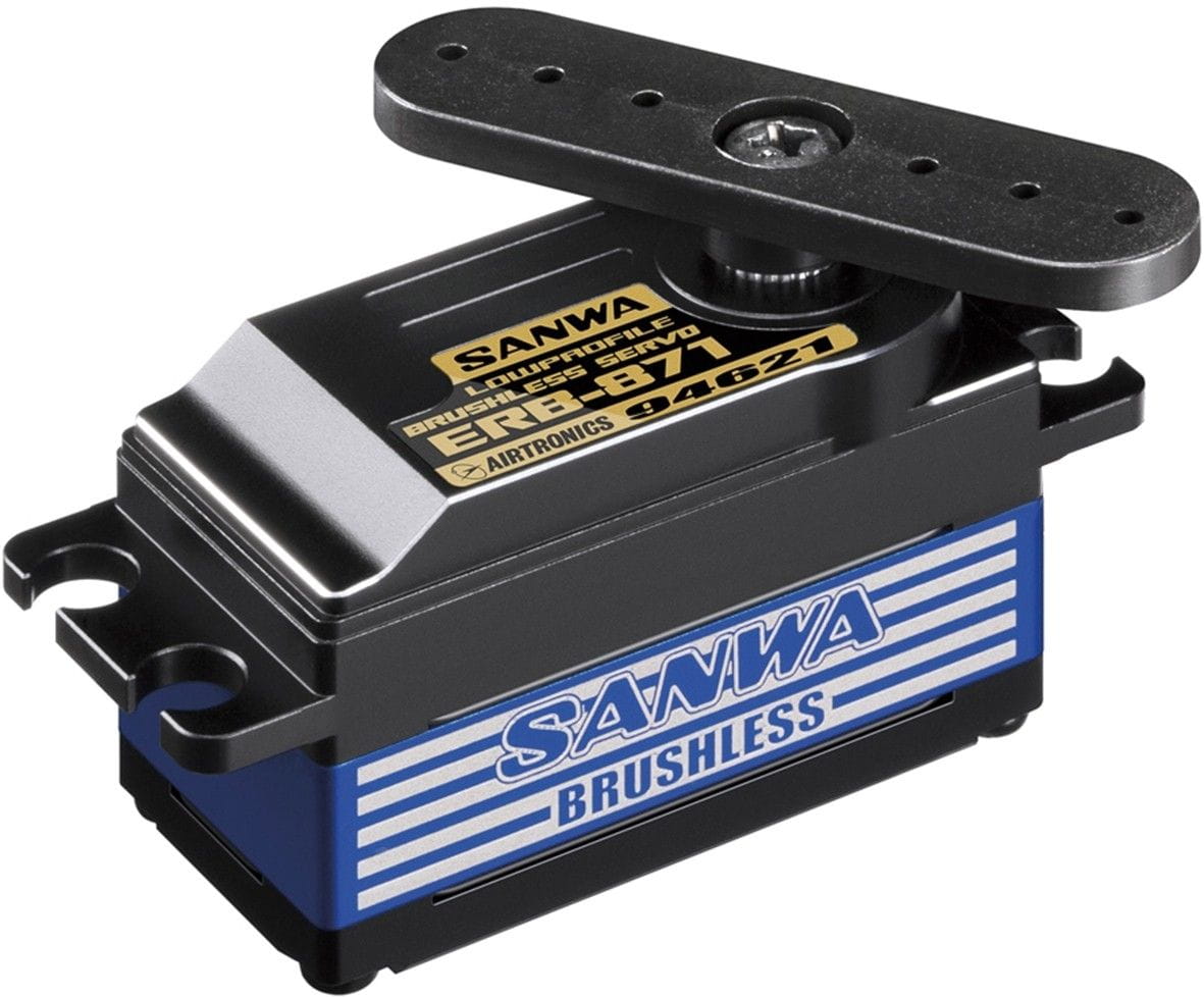 Bras De Servo Sanwa AL (Bleu) - Réf. SAN107A54262A, Pour Modélisme RC