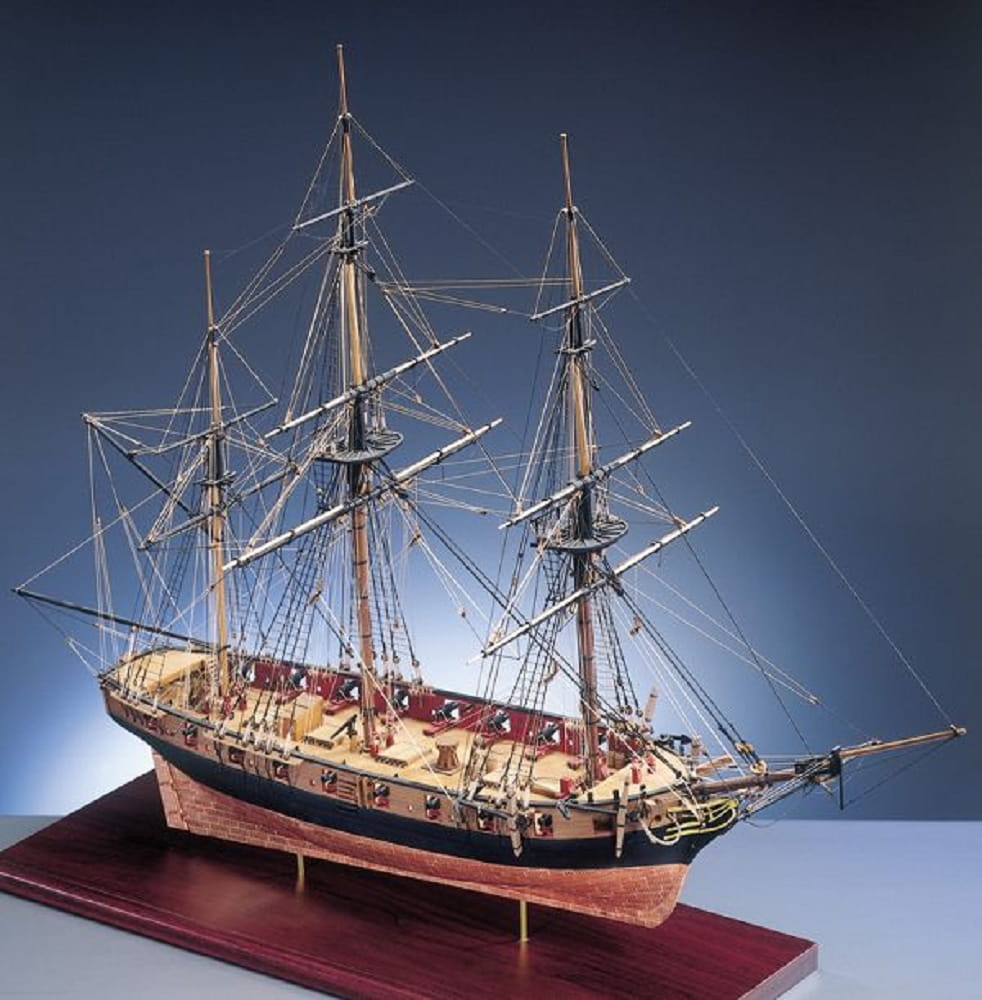 Krick Snake HMS Holzschiff Standmodell Baukasten Krick Snake HMS Holzschiff Standmodell Baukasten