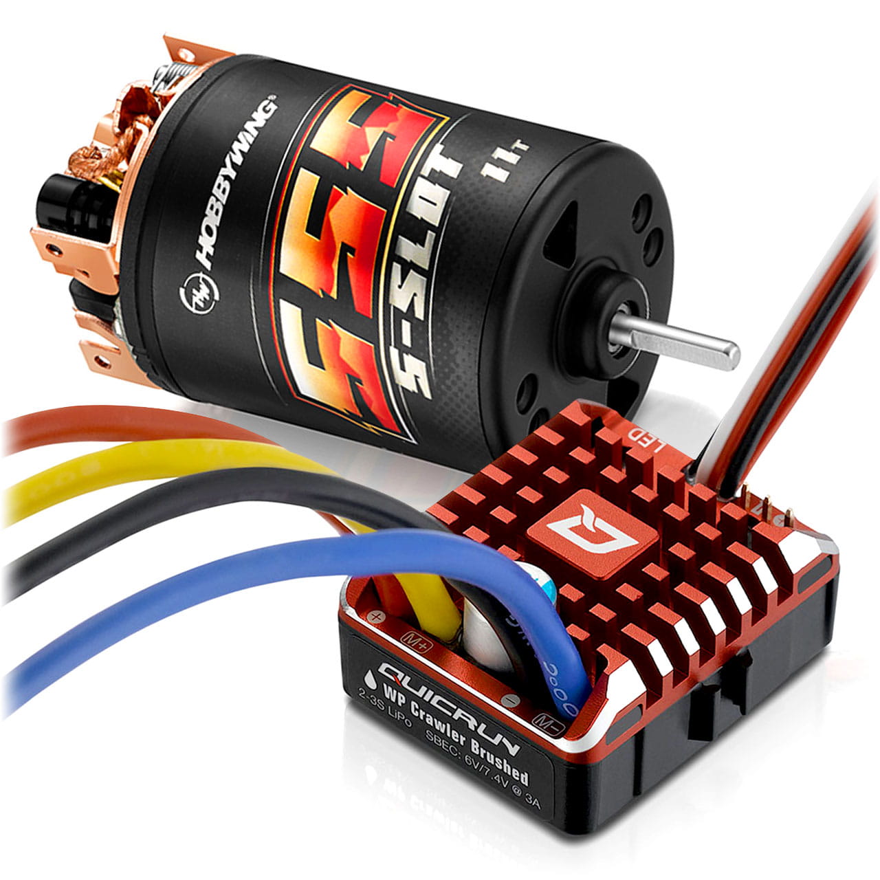 Hobbywing Regler Quicrun Brushed WP1080 Combo 555 11 Turn Hobbywing Regler Quicrun Brushed WP1080 Combo 555 11 Turn