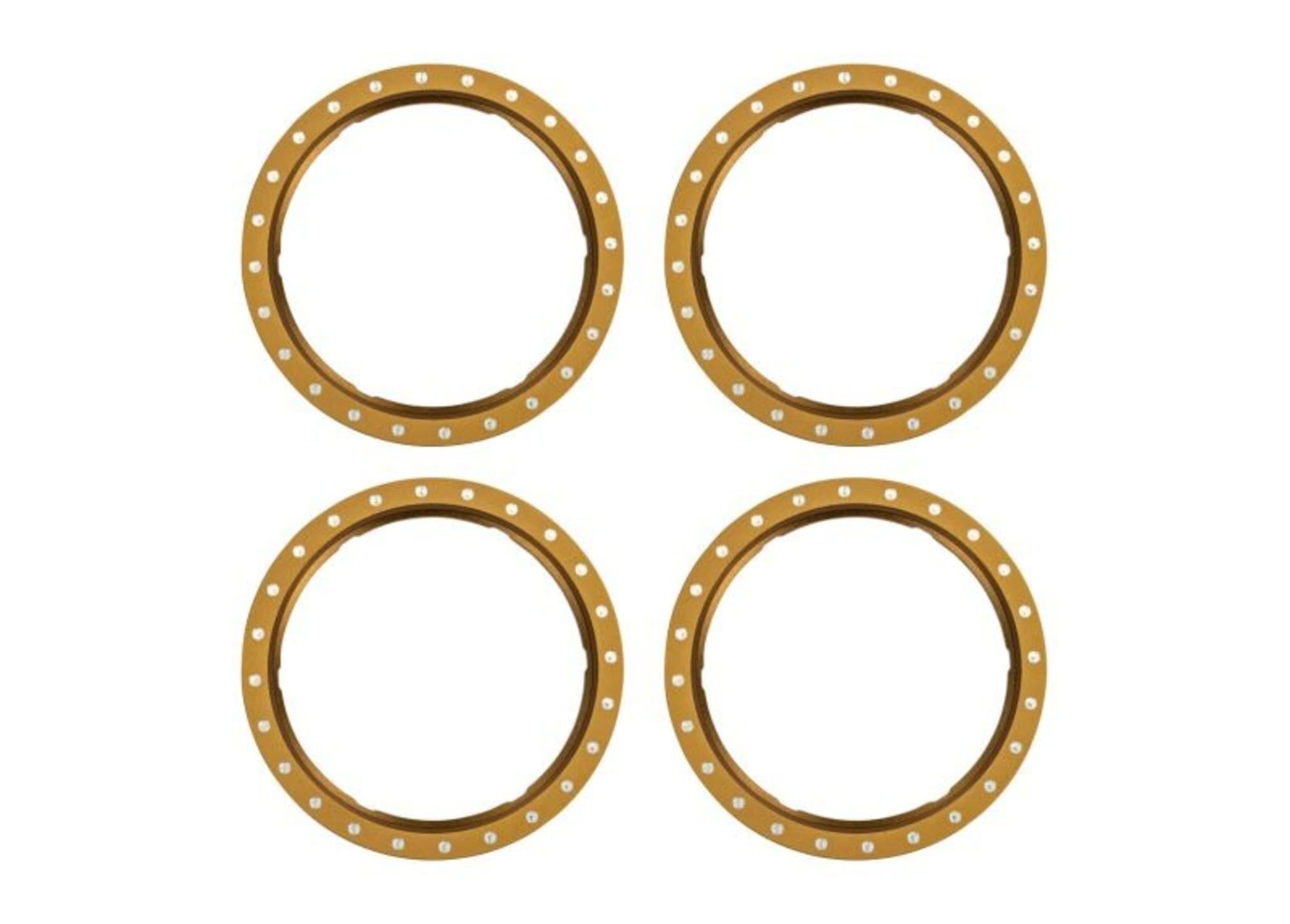 Traxxas Pro Scale Beadlock Ringe Aluminium bronze _4_ fuer RC Modelle