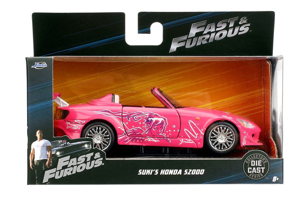 Jadatoys 1995 Sukis Honda S2000 Pink Fast & Furious 1:32 Modellauto