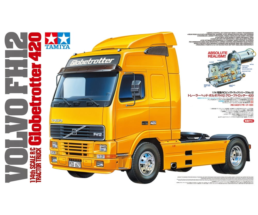 Tamiya RC Truck VOLVO FH12 Globetrotter 1:14