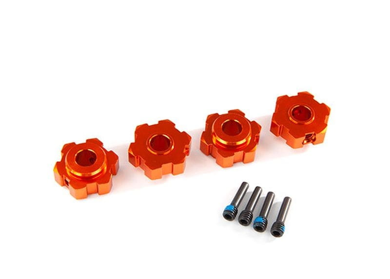 Traxxas 6Kant-Radmitnehmer Alu orange - RC-Zubehoer