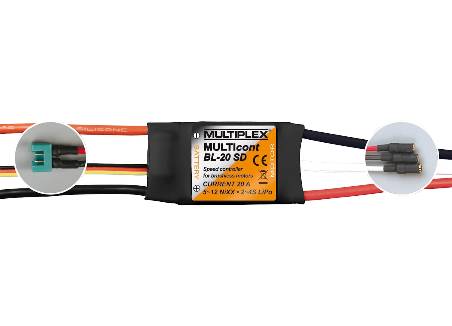 Multiplex Regler MULTIcont BL-20 SD - RC-Zubehoer
