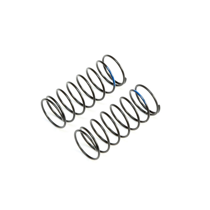 Losi Blue Front Springs_ Low Frequency_ 12mm _2_ - RC-Zubehoer