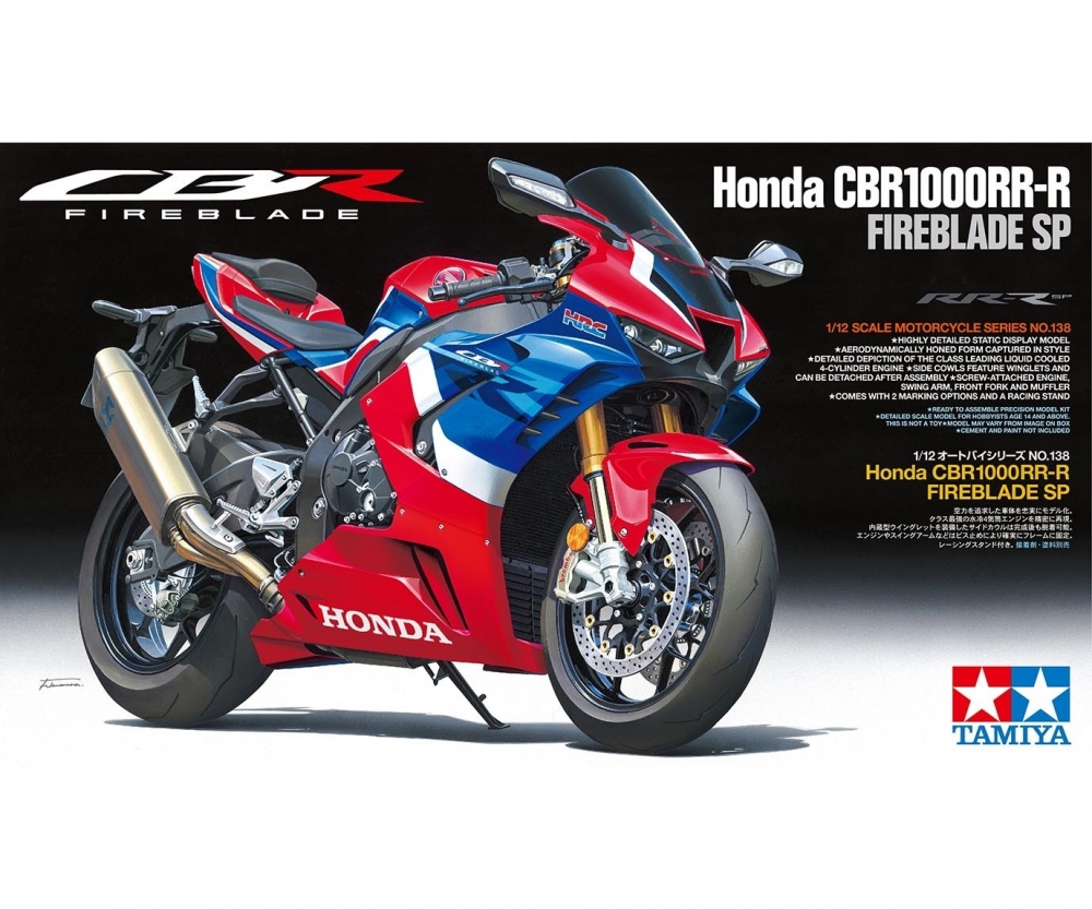 Tamiya Honda CBR1000RR-R Fireblade SP Motorrad Modellbausatz 1_12