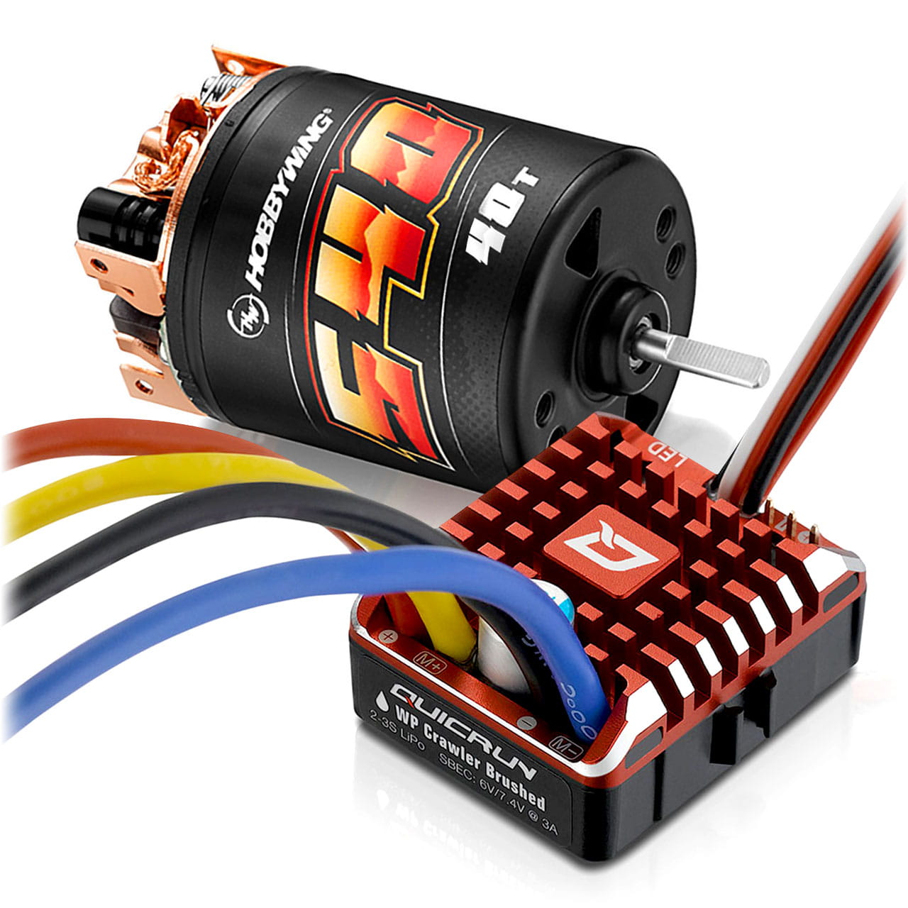 Hobbywing Regler Quicrun Brushed WP1080 Combo 540 40 Turn Hobbywing Regler Quicrun Brushed WP1080 Combo 540 40 Turn