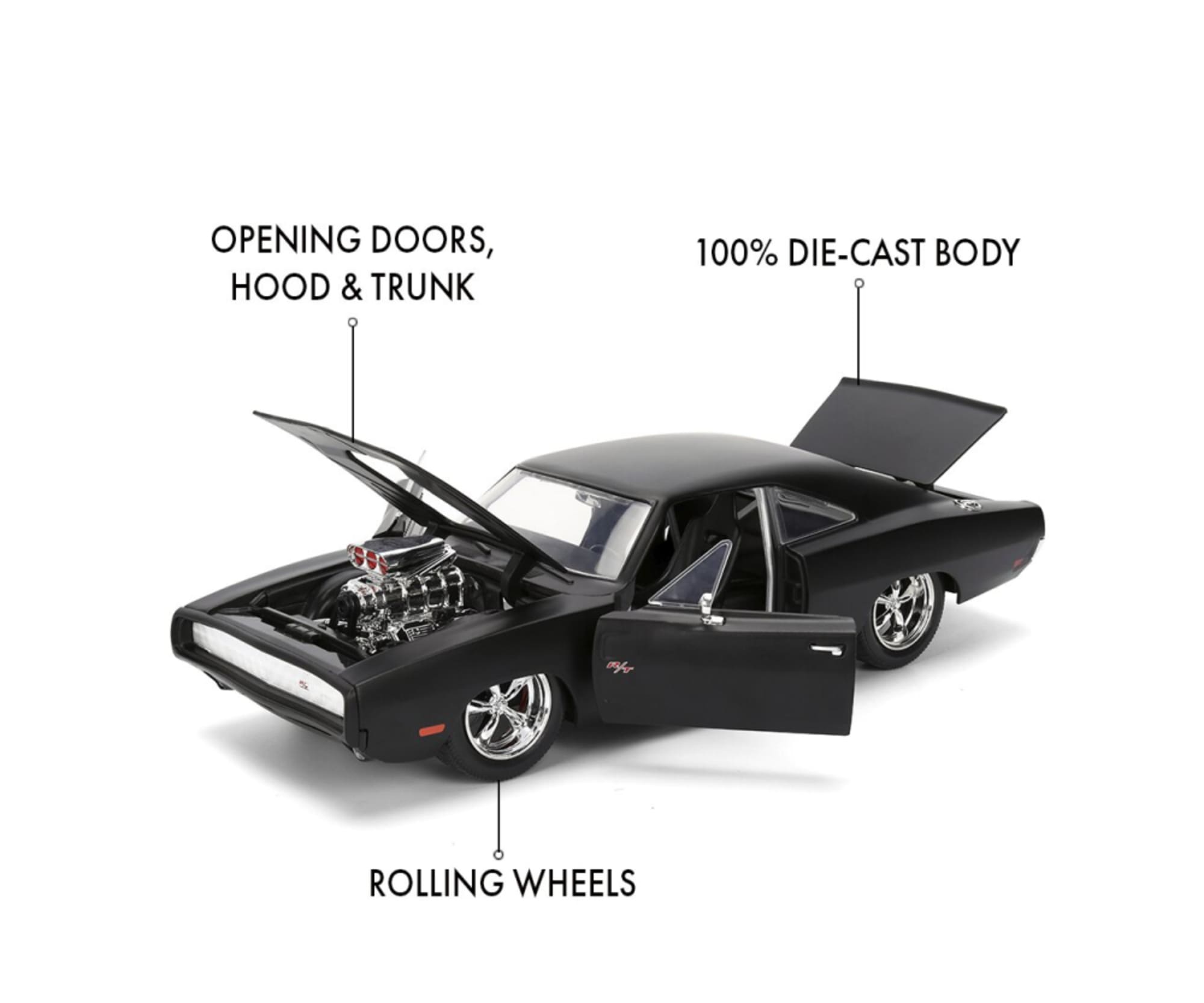 Jada Toys Fast _ Furious _4_ 1970 Dodge Charger 1_24