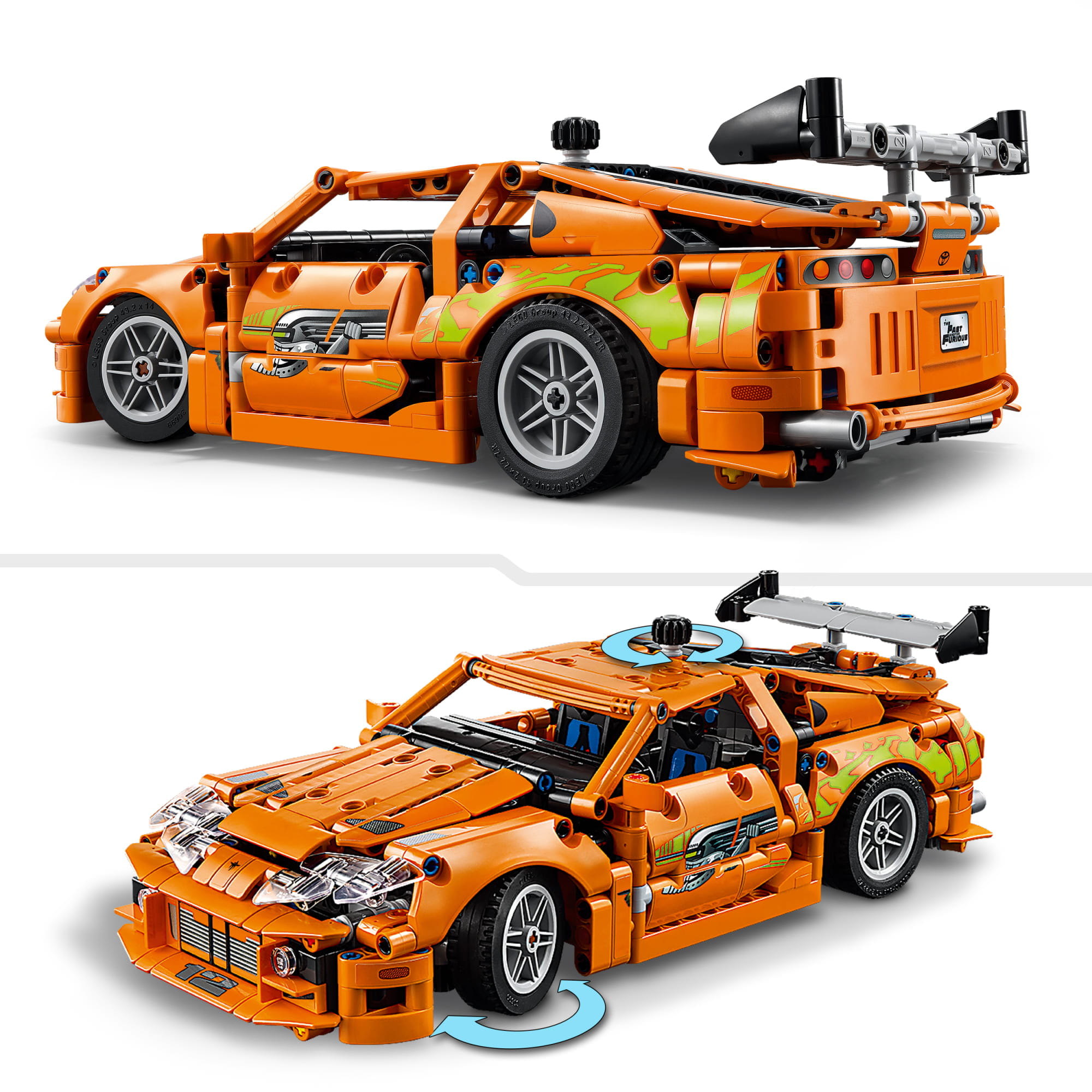 lego technic fast and furious toyota supra mk4 modell LEGO® Technic Fast and Furious Toyota Supra MK4 - Detailgetreues Modell