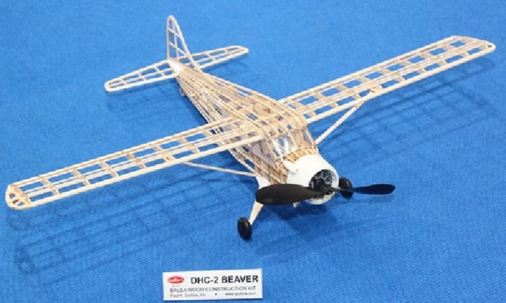 Guillow's Freiflugmodell DHC-2 Beaver 1:24 Wurfgleiter Balsabausatz