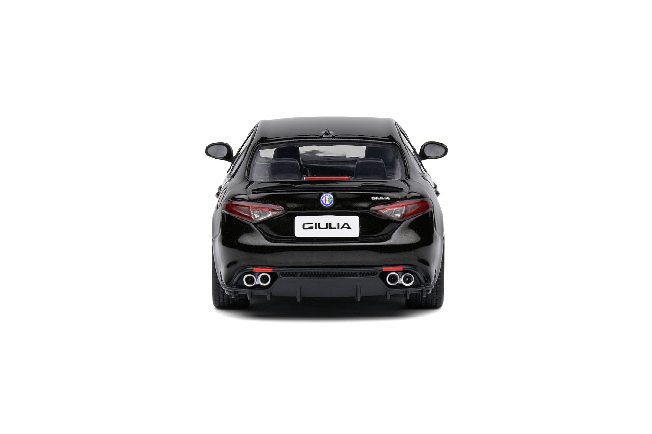 Alfa Romeo Giulia Quadrifoglio Modellauto 1_43 in Schwarz von Solido