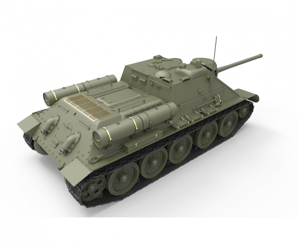 Plastikmodellbau von Miniart 1-35 su 85 frueh prod 1943 m bes