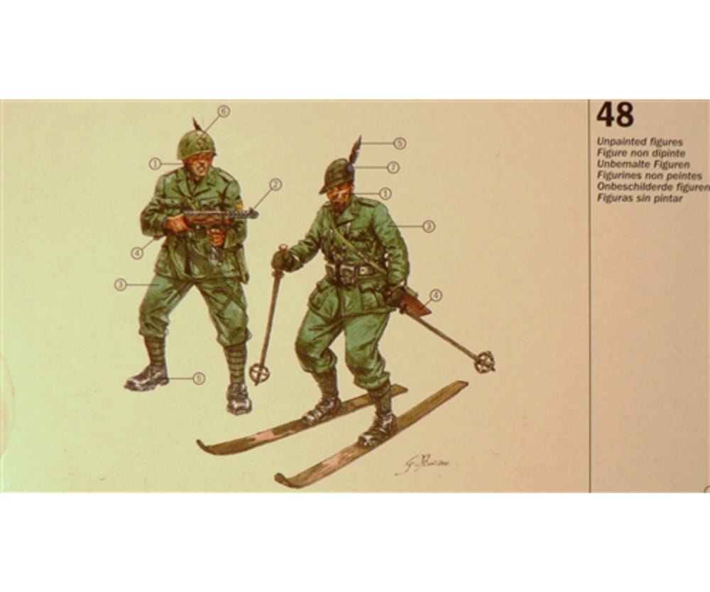 Italeri 1:72 WW2 - Ital. Gebirgsjäger Alpini