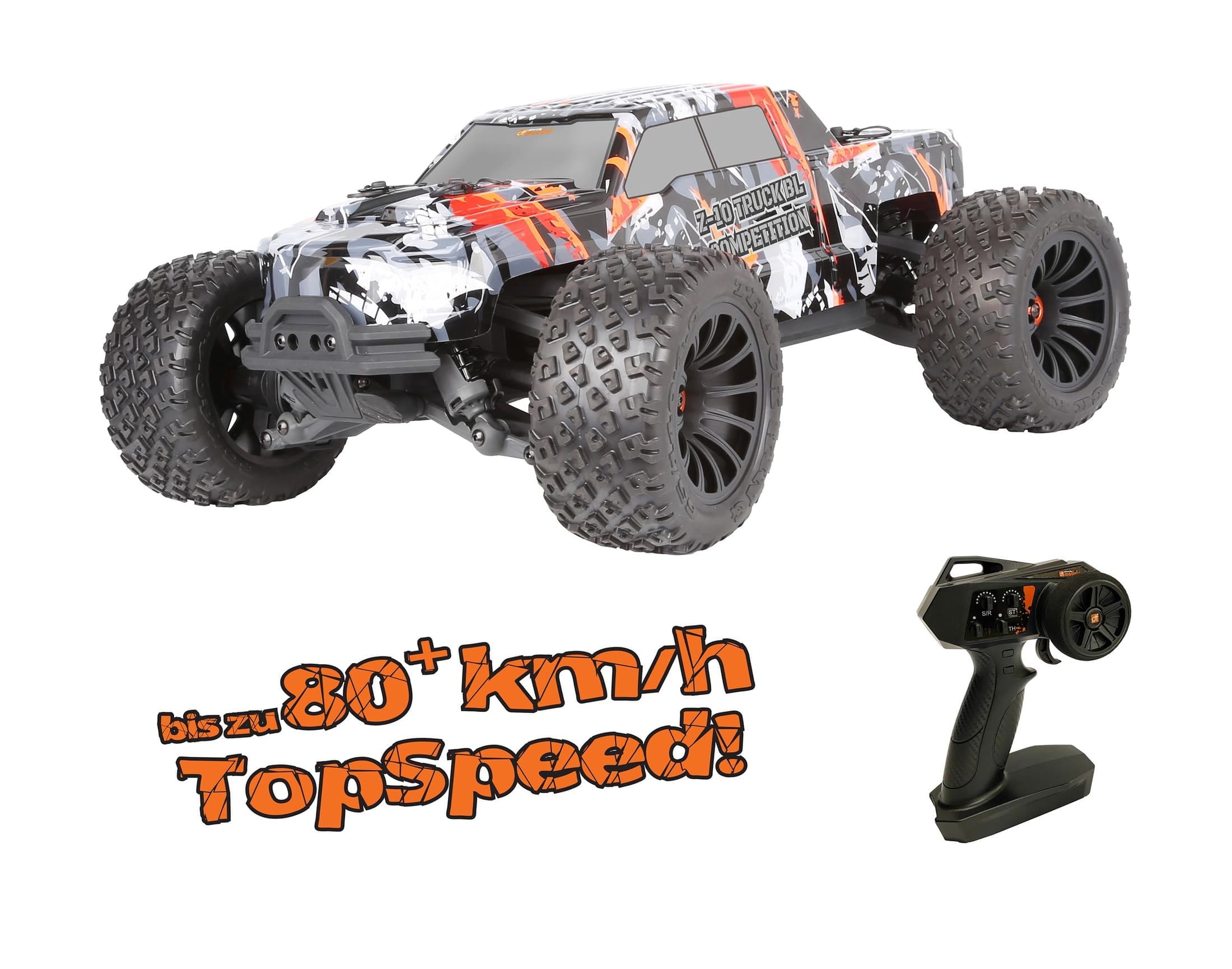 DF Models Z-10 V2 Brushless RC-Truck 1_10XL 80 km_h DF Models Z-10 V2 RC-Truck 1_10XL Brushless 4WD