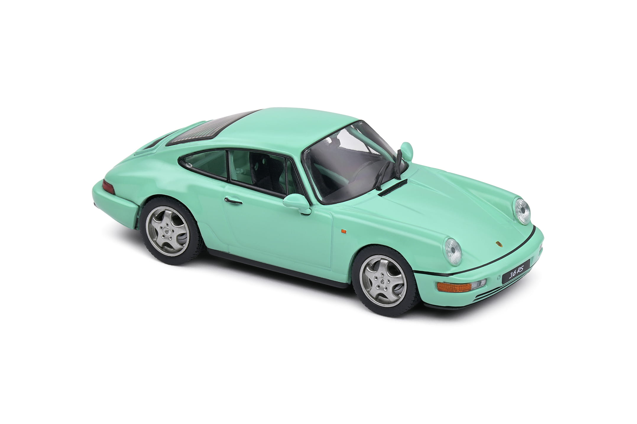 Porsche 964 RS Clubsport 1994 Modellauto Mint Green 1_43 Solido
