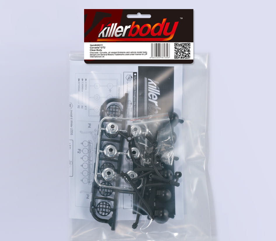 Killerbody Lichtbruecken Set Dach  _fuer 1_10 SCT_ - RC-Zubehoer