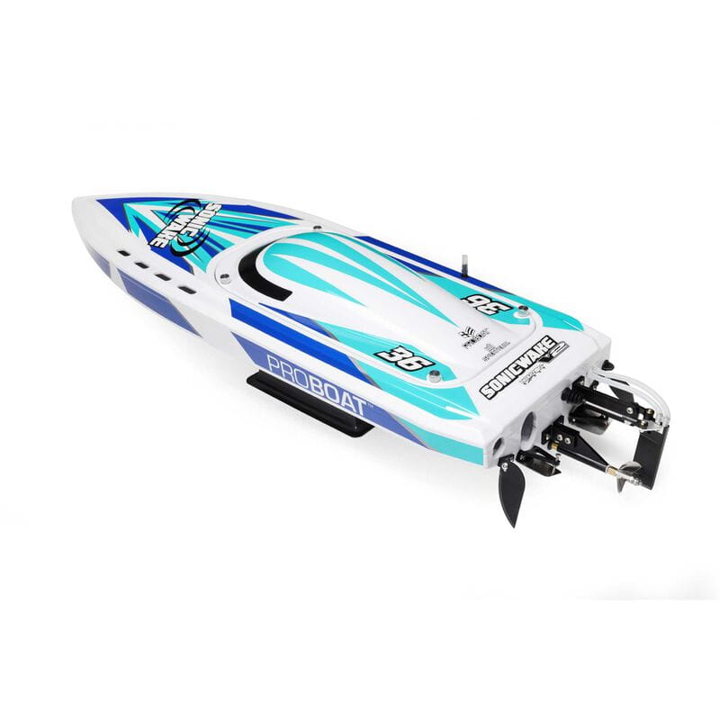 Proboat Sonicwake V2 36_ Brushless RC Boot Weiss