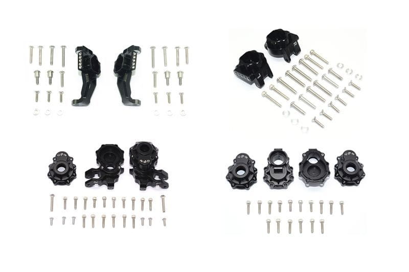 GPM Alu Lenkhebel_ C-Hub_ Radtraeger_ Portalgehaeuse schwarz fuer Traxxas TRX4 - 6 - RC-Zubehoer GPM Alu Lenkhebel_ C-Hub_ Radtraeger_ Portalgehaeuse schwarz fuer Traxxas TRX4 - 6 - RC-Zubehoer