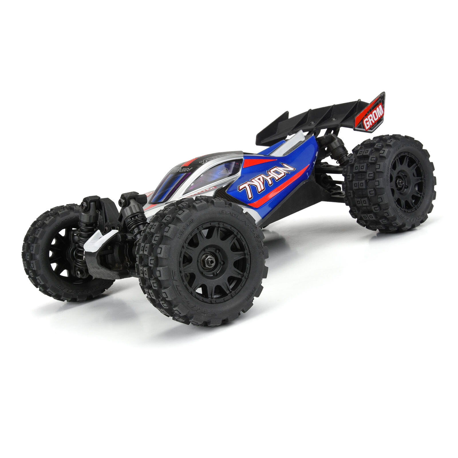 Proline 1_18 Badlands MX 1.85 F_R MTD 12mm Black Raid_ Granite GROM - RC-Zubehoer