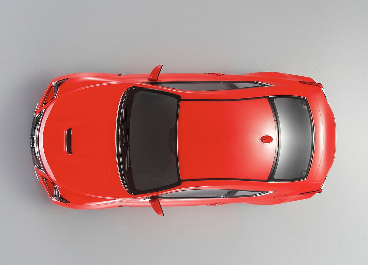 Killerbody Lexus RC F 195mm Orange lackiert, RTU all-in