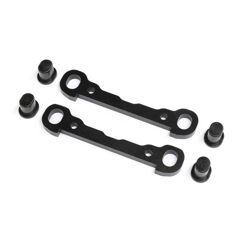 Losi Front Hinge Pin Braces_ Black_ DBXL 2.0 - RC-Zubehoer