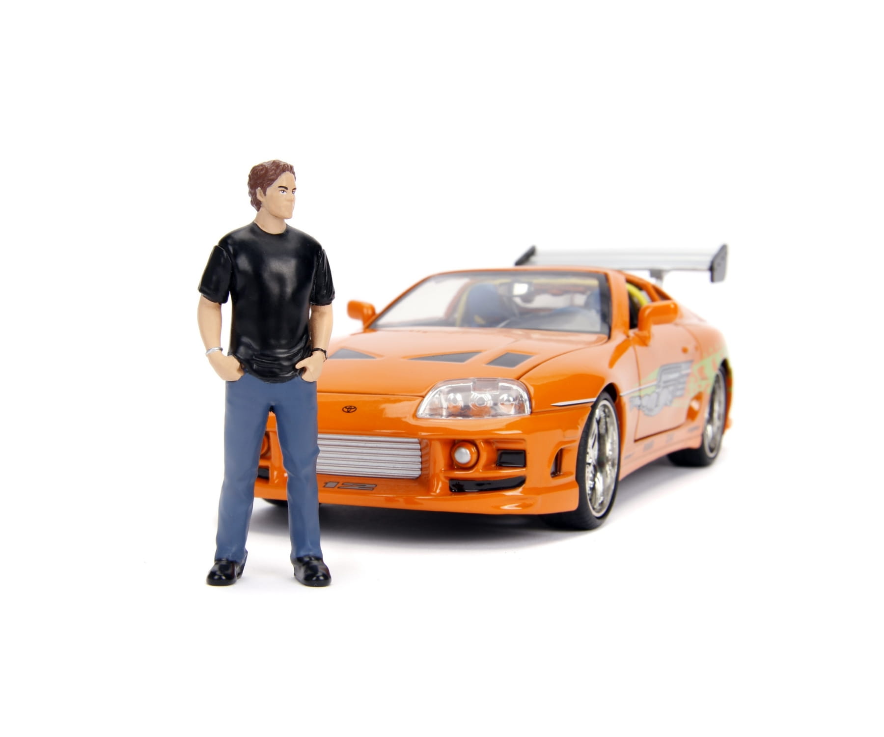 Jadatoys Toyota Supra 1995 Fast and Furious 1:24 Modellauto mit Figur Brian