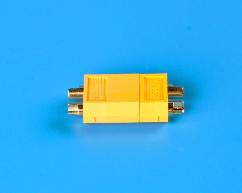Krick XT-60 Stecker mit gelben Gehaeuse _5_ - RC-Zubehoer