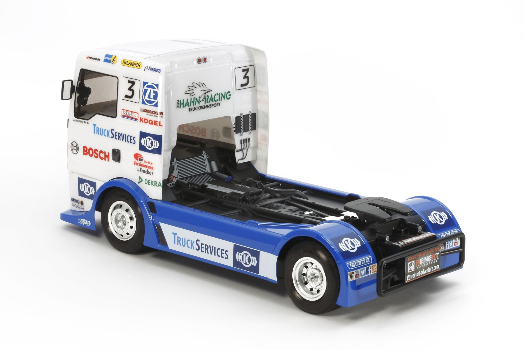 Tamiya 1:14 RC Racing Truck Team Hahn Racing (TT-01E) Bausatz Komplett Set