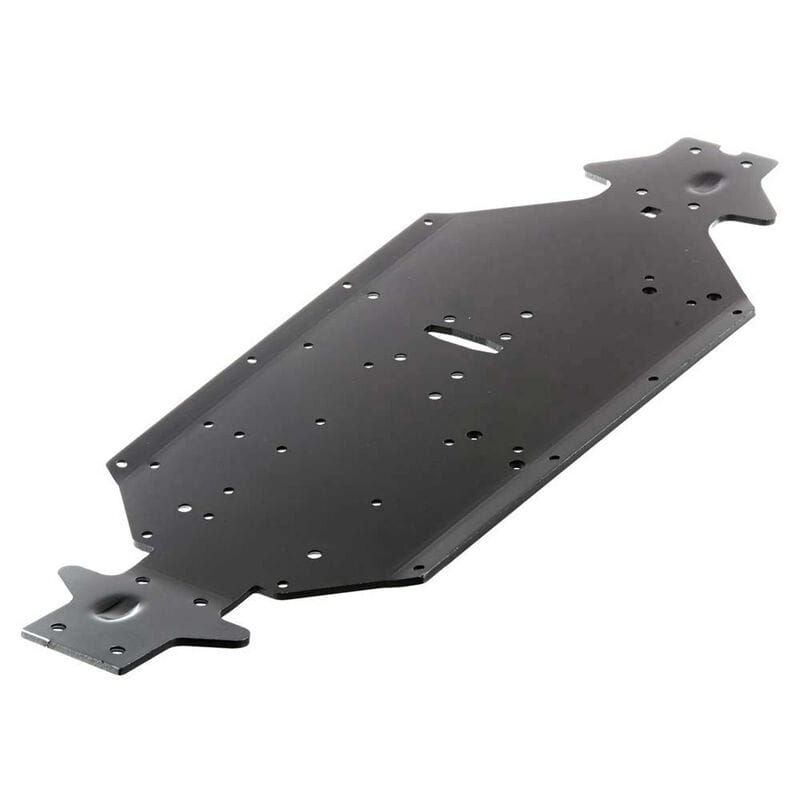 Arrma AR320188 Chassis Aluminum SWB Silver_Blue Typhon - RC-Zubehoer