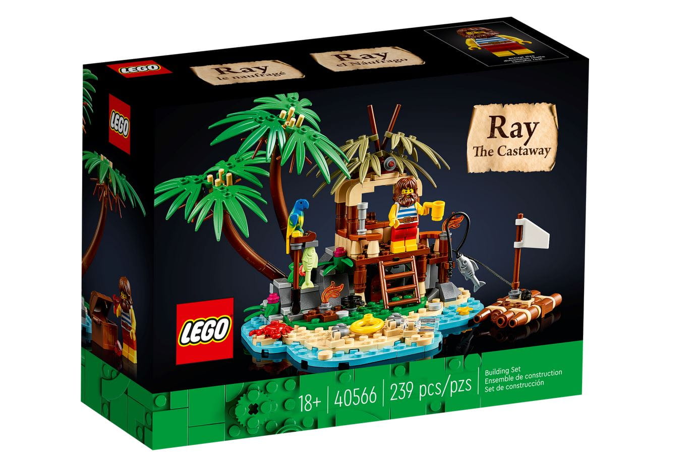 LEGO Exklusiv Set Ray der Schiffbrüchige The Castaway Limitiert 239 Teile