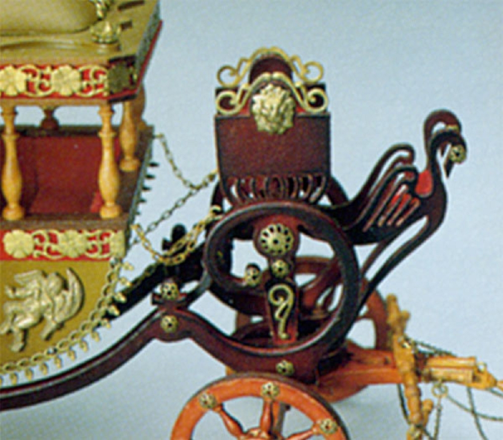 Historische Kutsche 1819 Bausatz im Massstab 1_24 von Amati - Modellbau