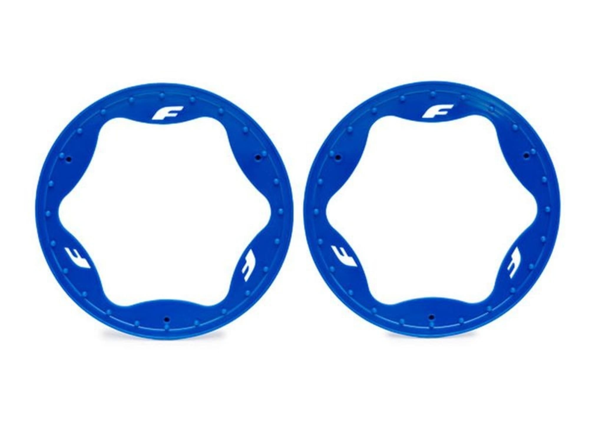 Traxxas Beadlock Ringe hi blau fuer Funco fuer RC Modelle