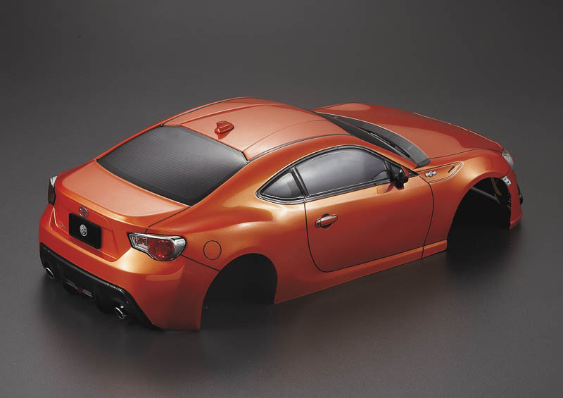 Killerbody Toyota 86  195mm Metallic Orange lackiert_ RTU all-in - RC-Zubehoer