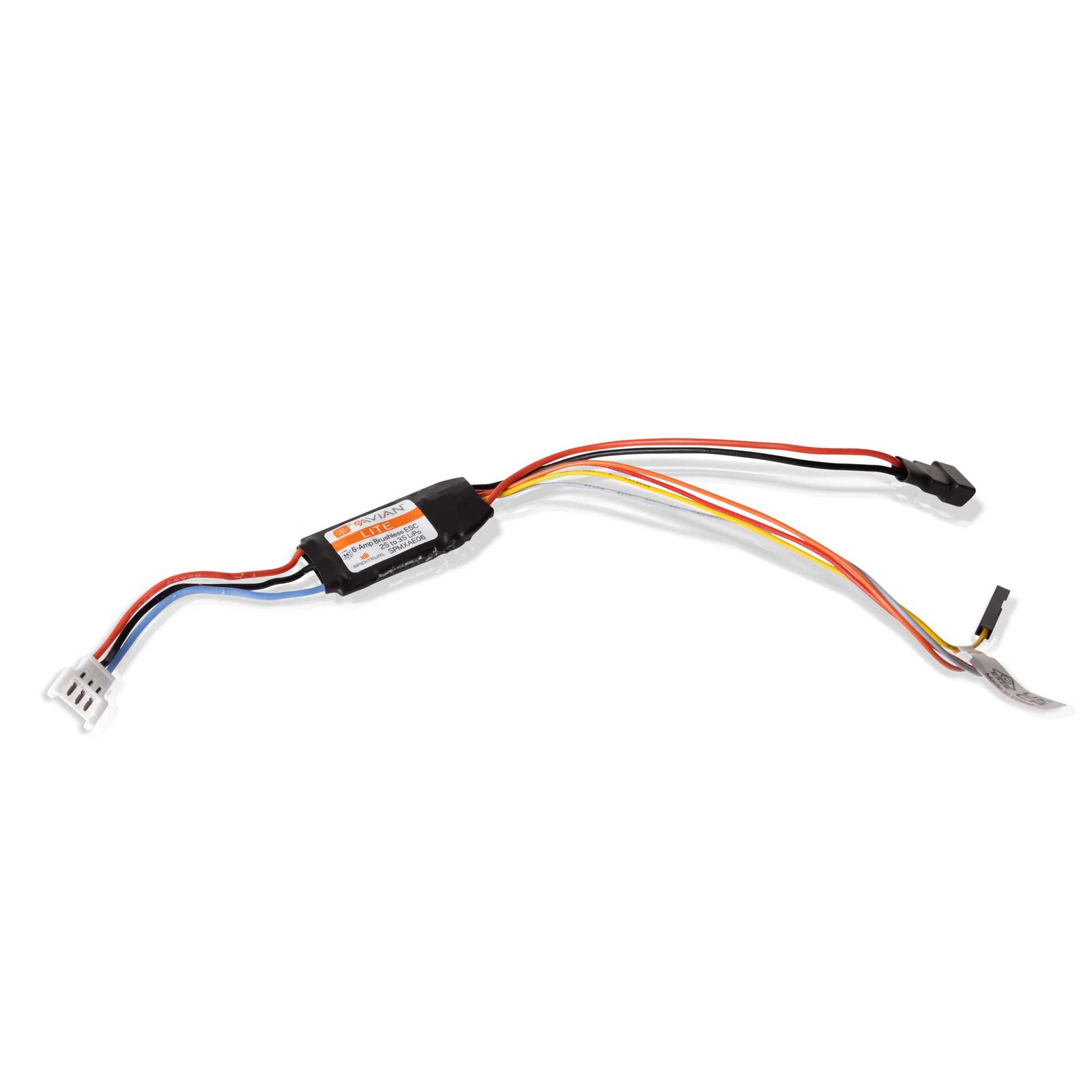 Spektrum Avian 6-Amp Smart Lite Brushless Regler ESC 2S-3S UMX 3-Pin - RC-Zubehoer