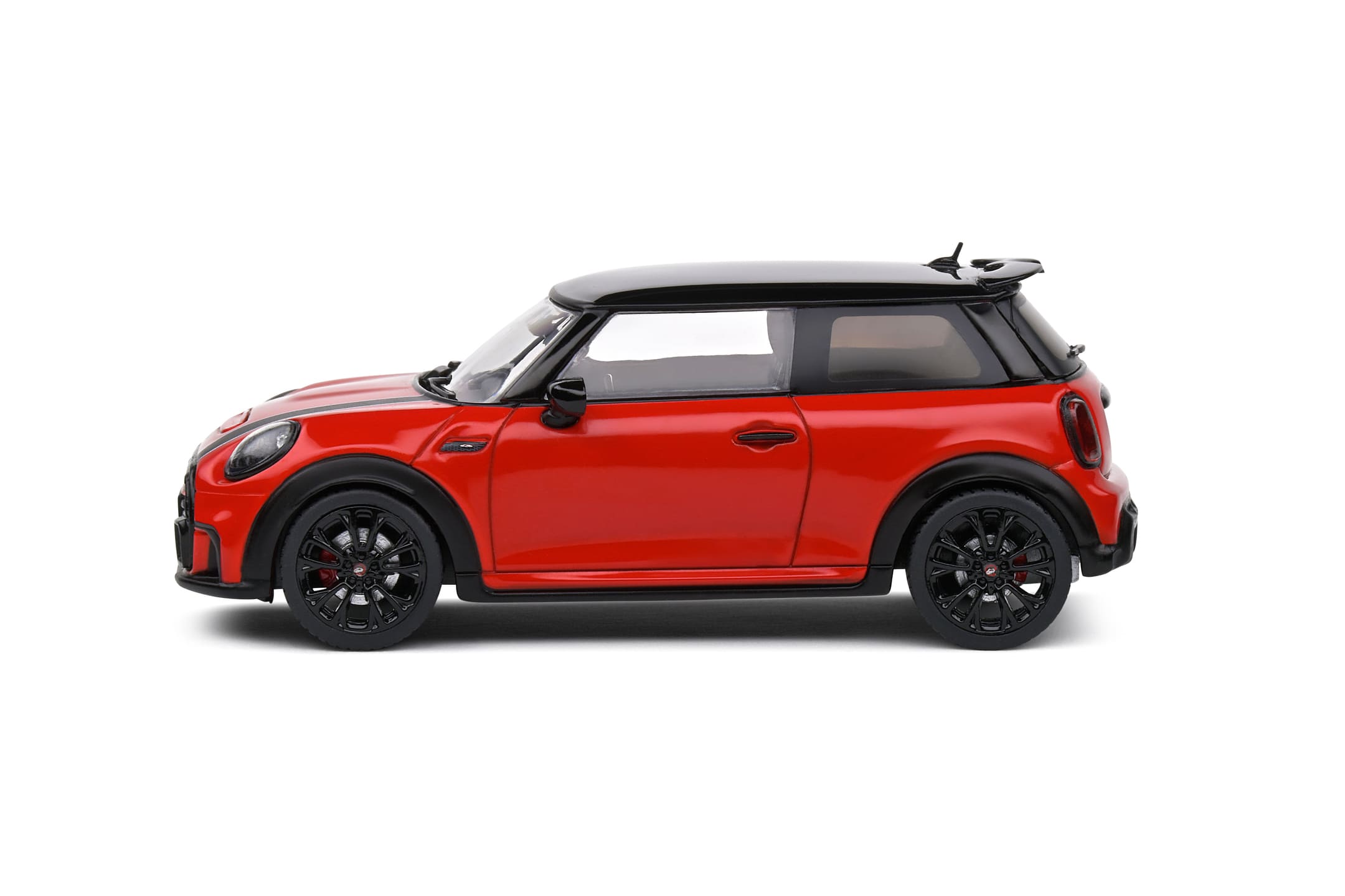 Solido 1_43 Mini Cooper John Works 2023 Modellauto rot - Detailreich und hochwertig