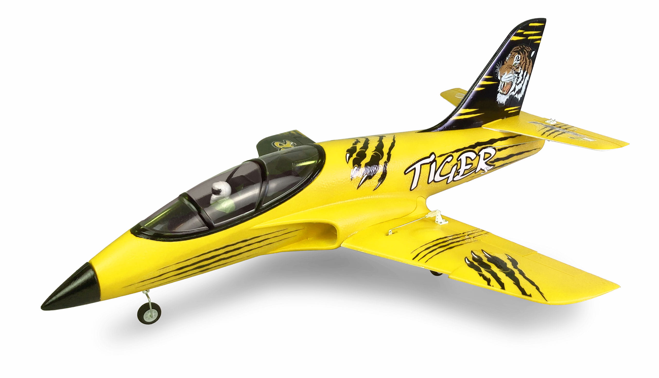 Amewi RC Flugzeug AMXFlight Tiger S Jet 55mm EDF PNP gelb