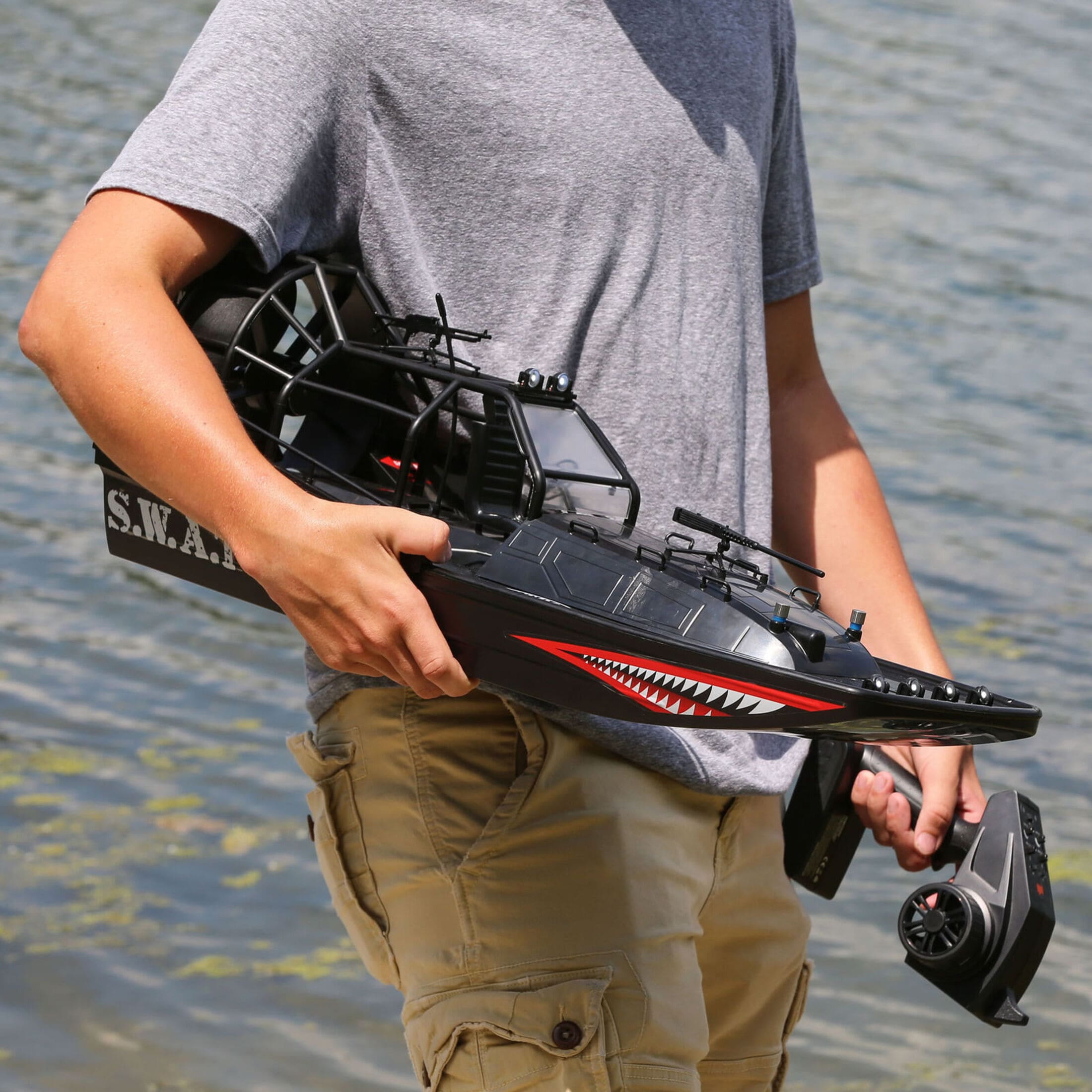 ProBoat Aerotrooper Brushless Air Boat RTR mit LED und Militaerdesign