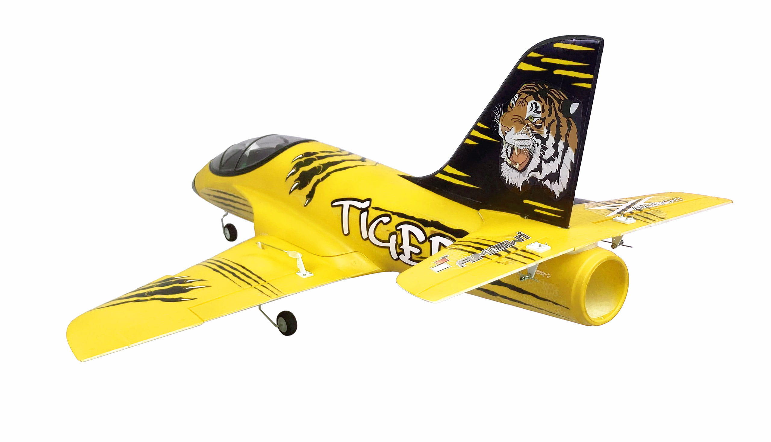 Amewi RC Flugzeug AMXFlight Tiger S Jet 55mm EDF PNP gelb