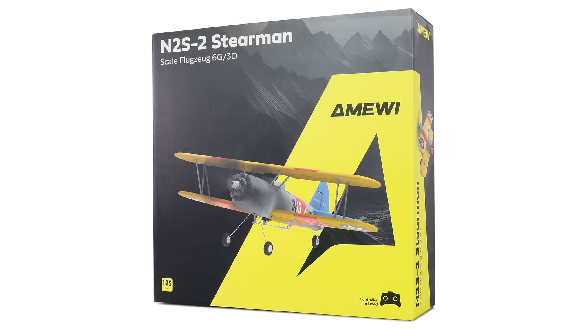 Amewi AMXFlight N2S-2 Stearman RC Flugzeug 24150 6-Kanal RTF