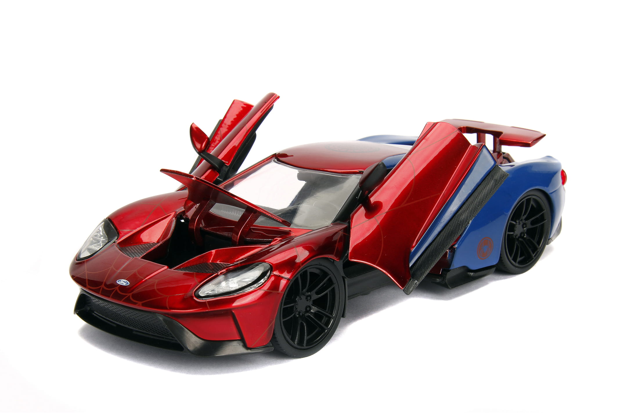 Jadatoys Modellauto Marvel Spiderman 2017 Ford GT 1:24 Jadatoys Modellauto Marvel Spiderman 2017 Ford GT 1:24