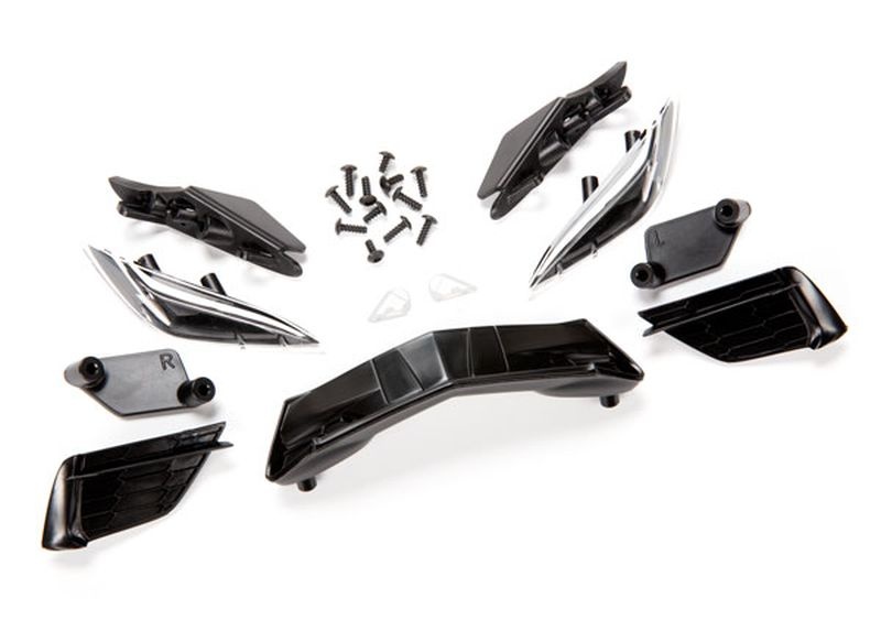 Traxxas Karosserie-Teile Chevrolet Corvette Stingray Grill_ Frontlichter - RC-Zubehoer