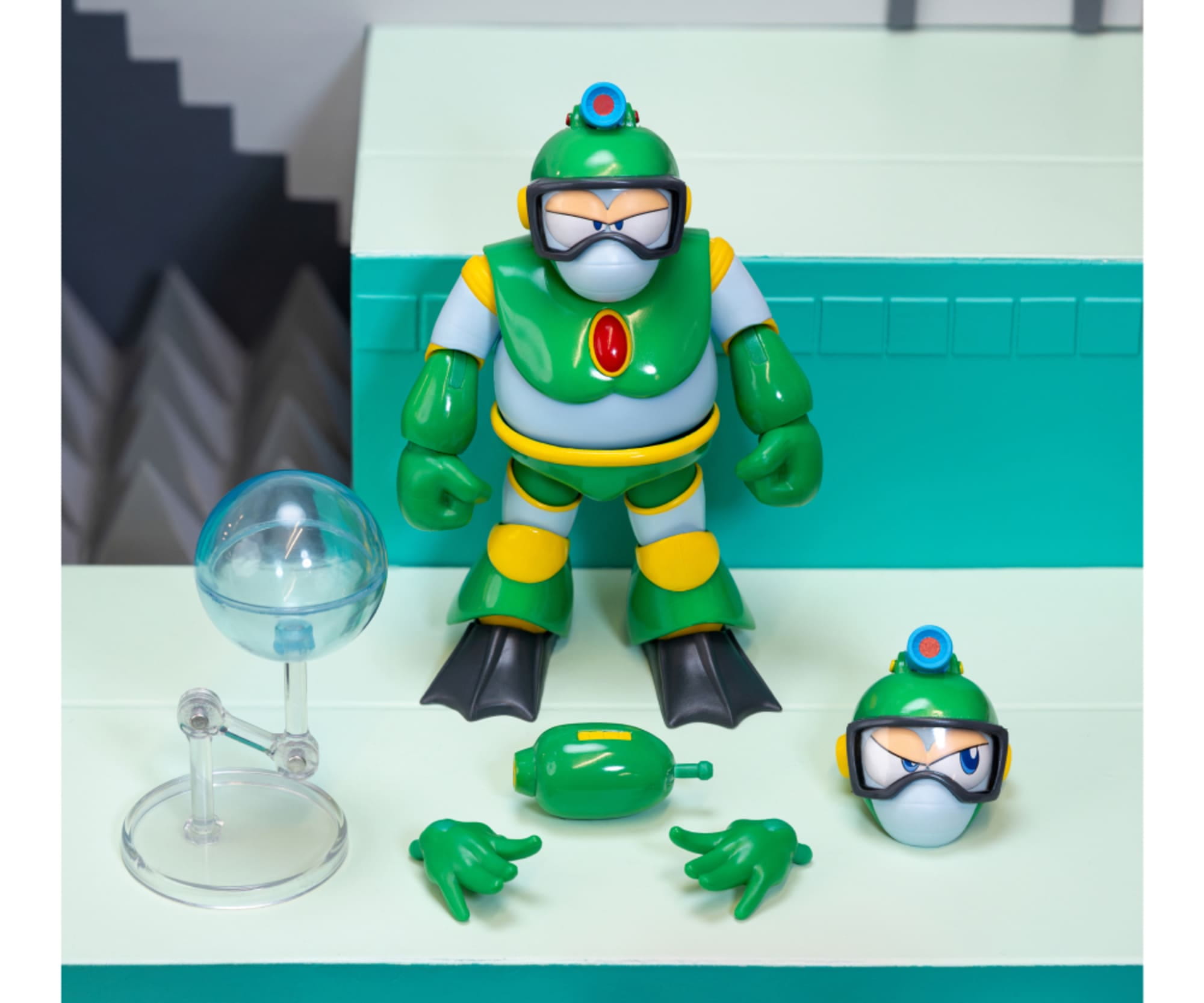 Jada Mega Man Bubble Man 4.5_ Figuren - RC-Zubehoer
