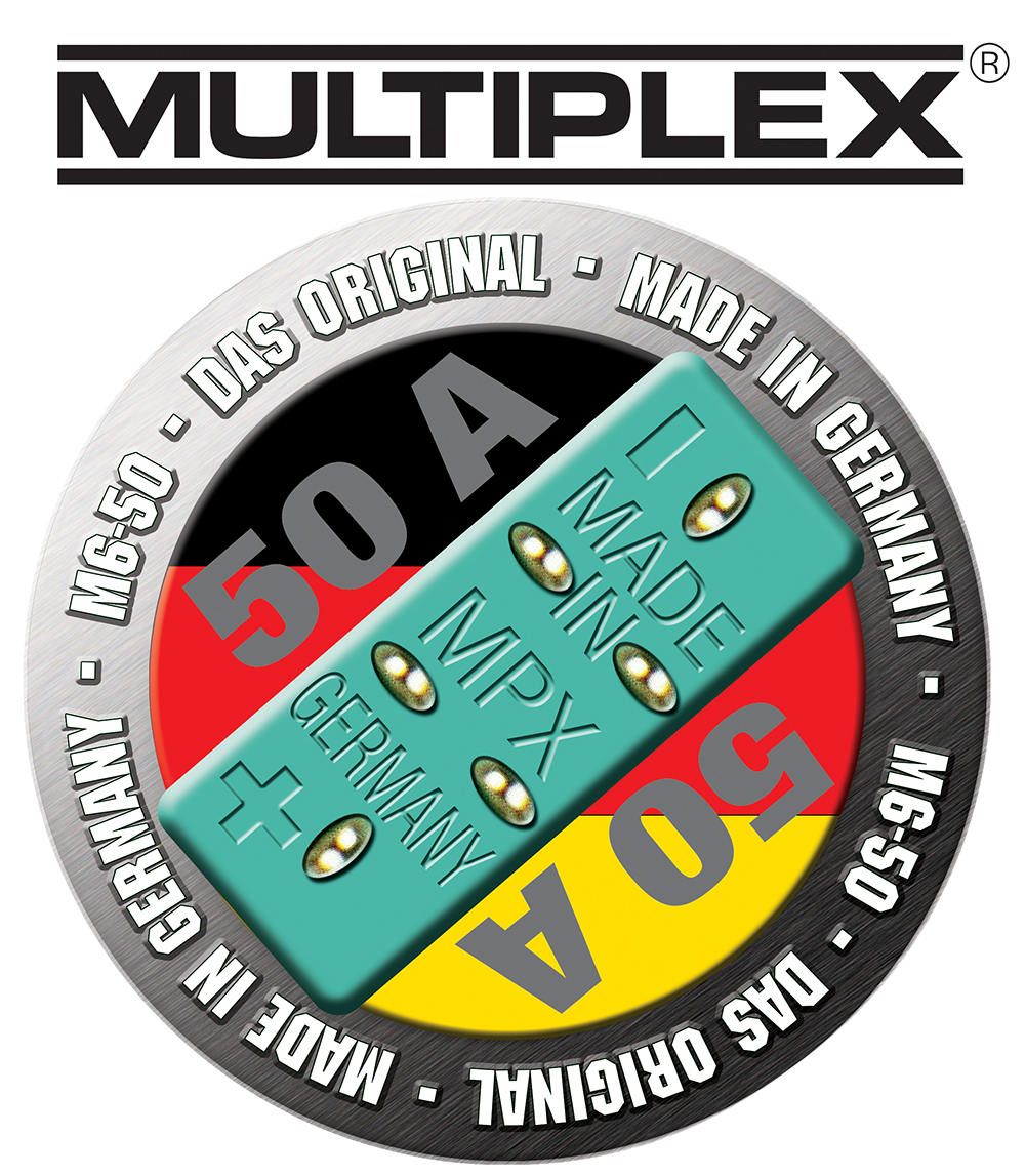 Multiplex MPX-Stecker M6-50_ 3 Stueck - RC-Zubehoer