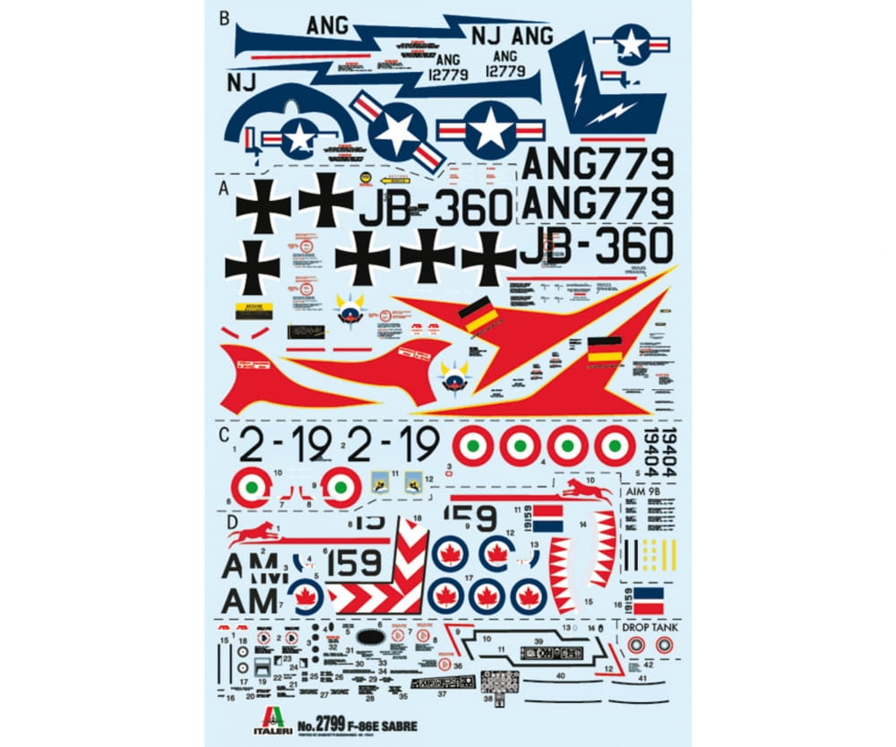 Italeri 1:48 F-86E Sabre