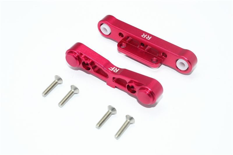 GPM Alu Querlenkerbefestigung unten hinten rot für ARRMA Krat, Tal, Typh, Sent, Out, Notor, Limit, Infra 6s