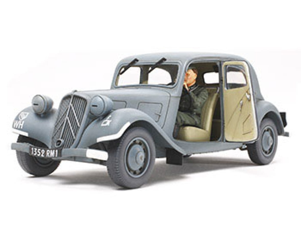 Tamiya WWII Fr.Citroen Traction Dienstfahrzeug 1:35 Plastik Modellbau Militär Bausatz