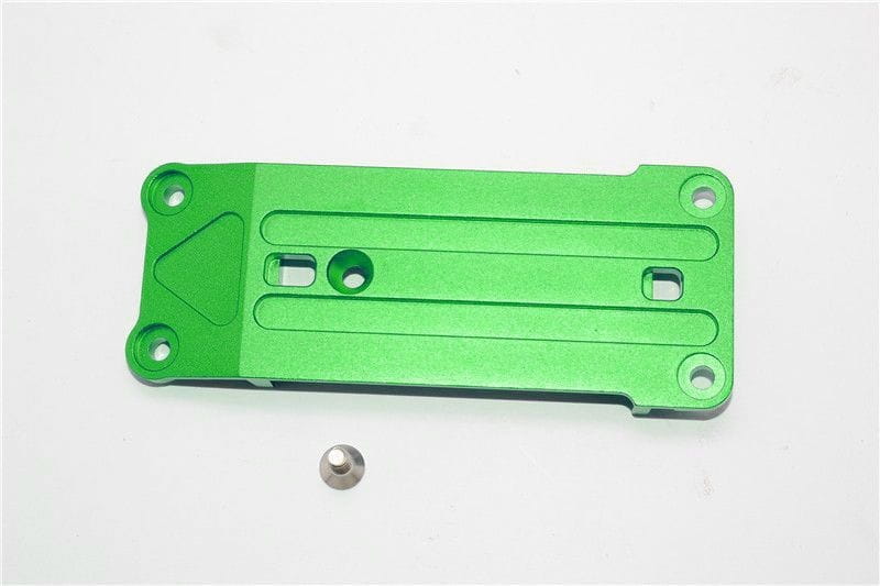 GPM Alu Querlenkerhalteplatte vorne gruen fuer Traxxas X-MAXX - RC-Zubehoer